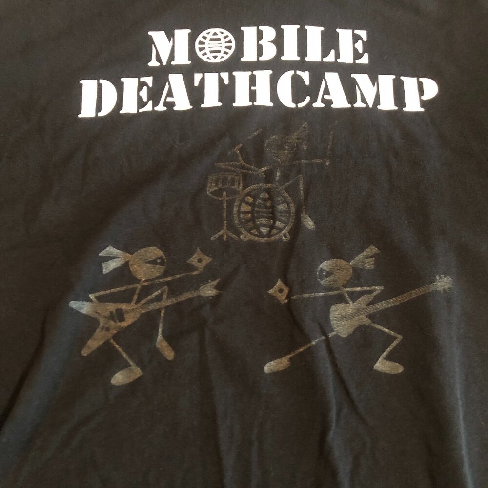 Mobile Deathcamp Black T-shirt, Size XL